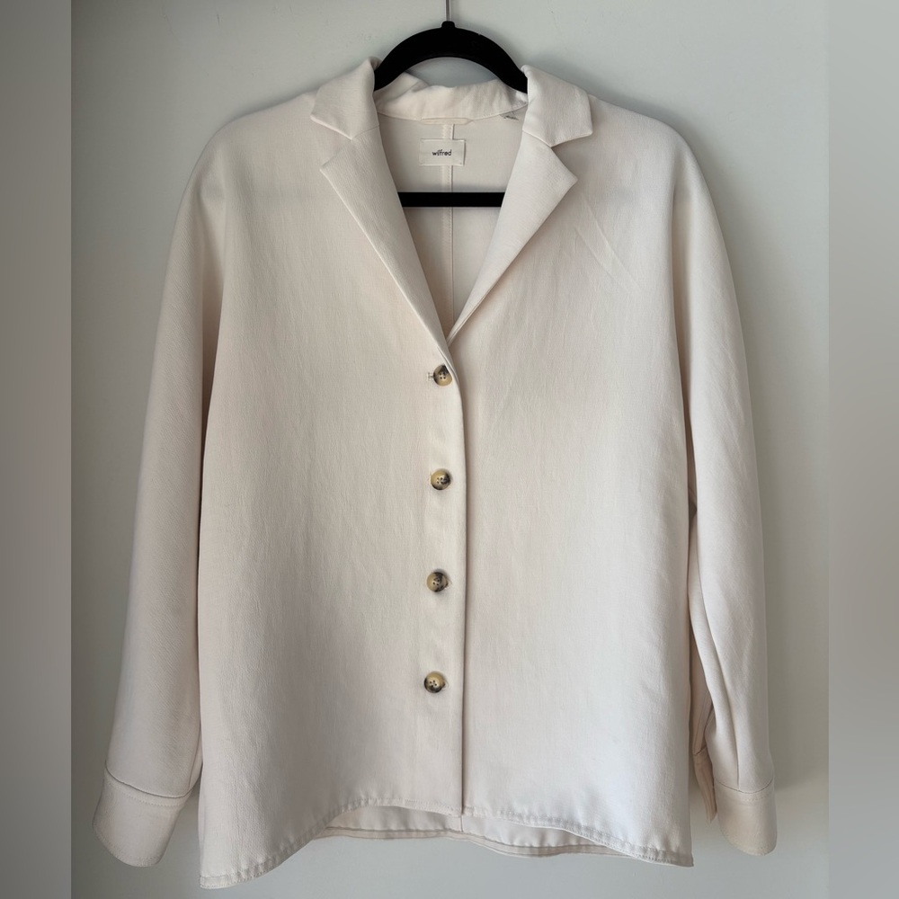 Aritzia Wilfred Freeform blouse - Light Birch XS